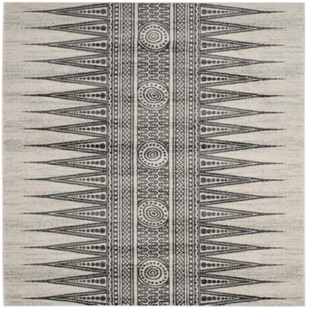 Safavieh Evoke Square Area Rug Ivory & Grey - 6 ft. 7 in. x 6 ft. 7 in. EVK226D-7SQ